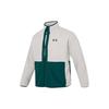 Lny Boucle Colorblock Logo Куртка с воротником на молнии Мужские куртки Зеленые 1375279-592
