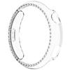 For vivo Watch 5 Clear Watch Case Rhinestone Decorative Hollow Design PC Watch Cover