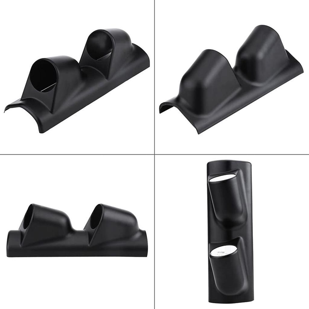 Leading-Edge-Universal 52Mm 2 Inch Meter Gauge Pillar Mount Pod Holder Bracket Cover For Car Auto Boat Motorcycle (Double Holes)