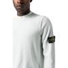 STONE ISLAND FW22 Однотонный трикотажный пуловер с круглым вырезом и логотипом Мужской свитер Розовый Восковой-Голубой 7715570QA-V0061