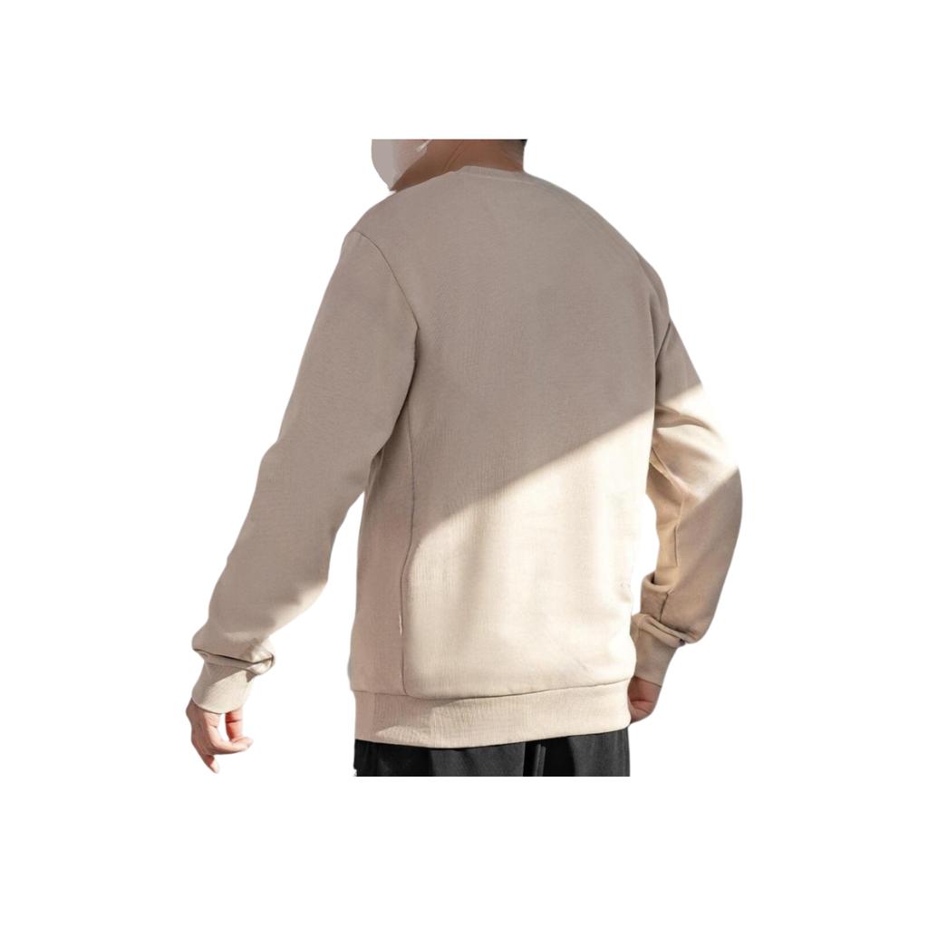 Adidas Удобная мягкая толстовка с круглым вырезом и длинным рукавом, унисекс, толстовка цвета хаки KA1494