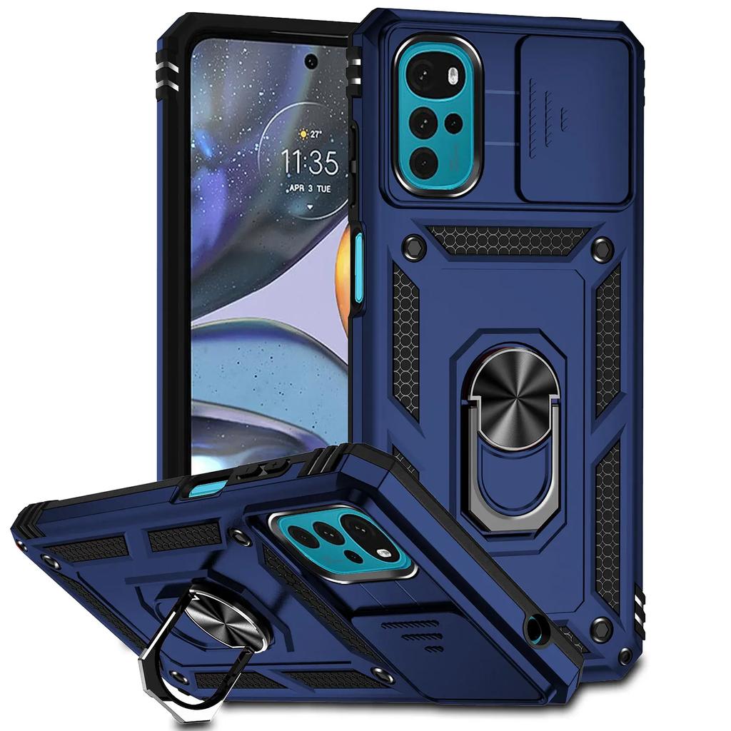 Ударопрочный защитный чехол для Motorola Moto G22 G 5G G32 G52 G82 G62 5G X40 Pro G Stylus G PLAY G Power 5G 4G Кольцо-держатель Крышка объектива