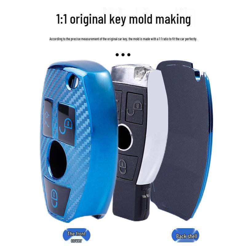 Чехол для ключа Mercedes-Benz для 18 моделей (C180, LC200, LC300, GLC, GLE, ML350)