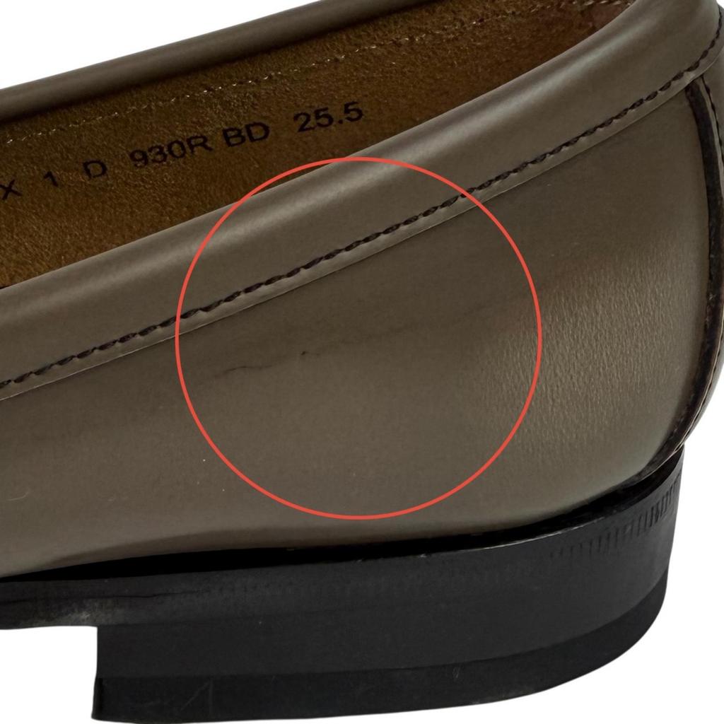 Безупречные туфли REGAL из кожи, 50-летний юбилей, лоферы с пряжкой-коброй, серые, мужские, 25.5, Б/У