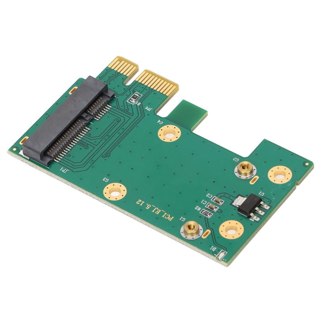 Mini PCIE To PCIE Fine Workmanship Simple Operation Lightweight Portable PCB Material Net Card Adapter