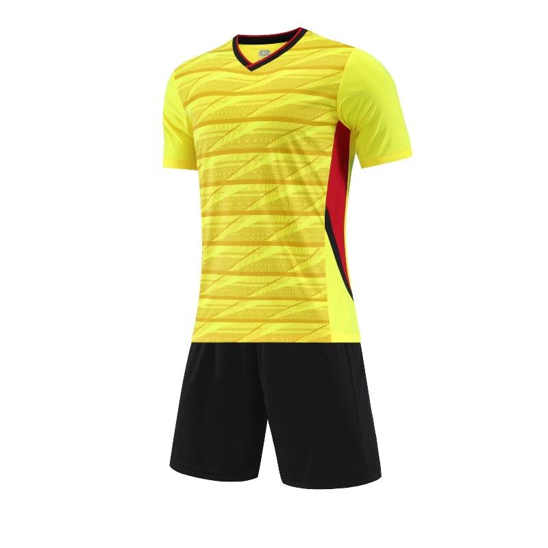 High-Quality Adult Children'S Football Jersey Set Breathable Sweat-Absorbing Quick-Drying Football Jersey Game Training Football Jersey