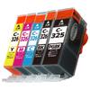 Canon Pigment Latest Compatible Ink Cartridges with IC Chip and Ink Level 326 325 Genuine Pigment Ink with PIXUS and by BCI-326 (BK/C/M/Y) + BCI-325