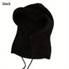 Hat and Neck One New Winter Balaclava Hat Women Warm Couple Ear-protection Wool Knit Hat