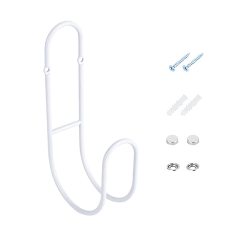 Garden Hose Holder Stainless Steel Water Hose Organizer Wall or Faucet Mount Includes Screws Anchors Rustproof Hose Storage Hanger for Yard