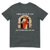 Funny Easter Jesus Coming Out Of My Cave Retro Humor Easter TShirt