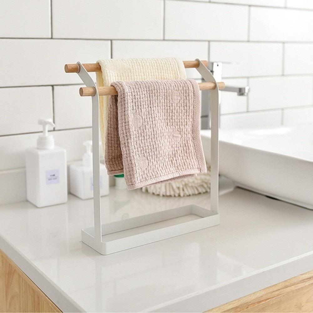 Stable Standing Towel Rack Durable Metal Dishcloth Storage Rack New Towel Drying Rack  Kitchen