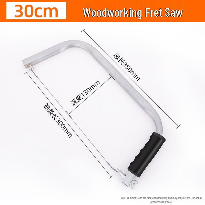 Multi-Function Handheld Pull Saw: Flower, Fret, Wire, and Jigsaw for Woodworking & Household Use