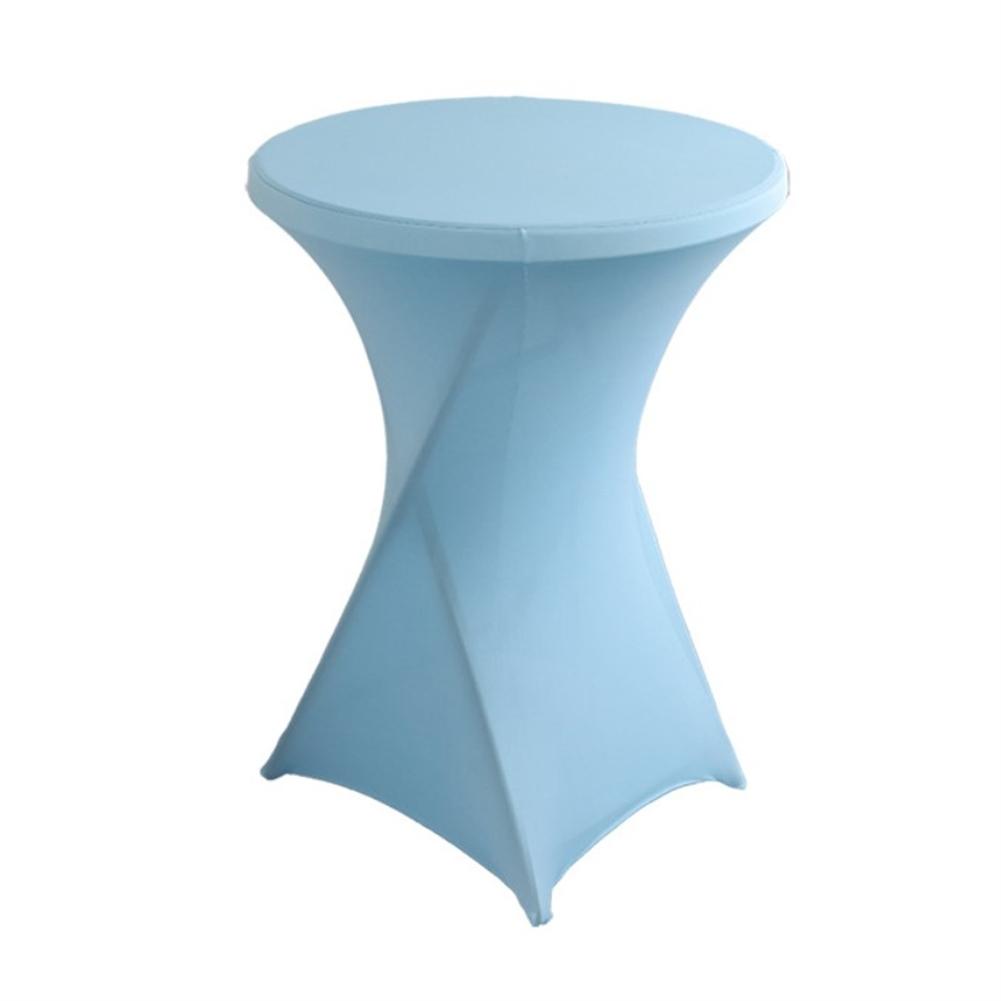 Высота 110см. Скатерть эластичная круглая. Диаметр 80см.