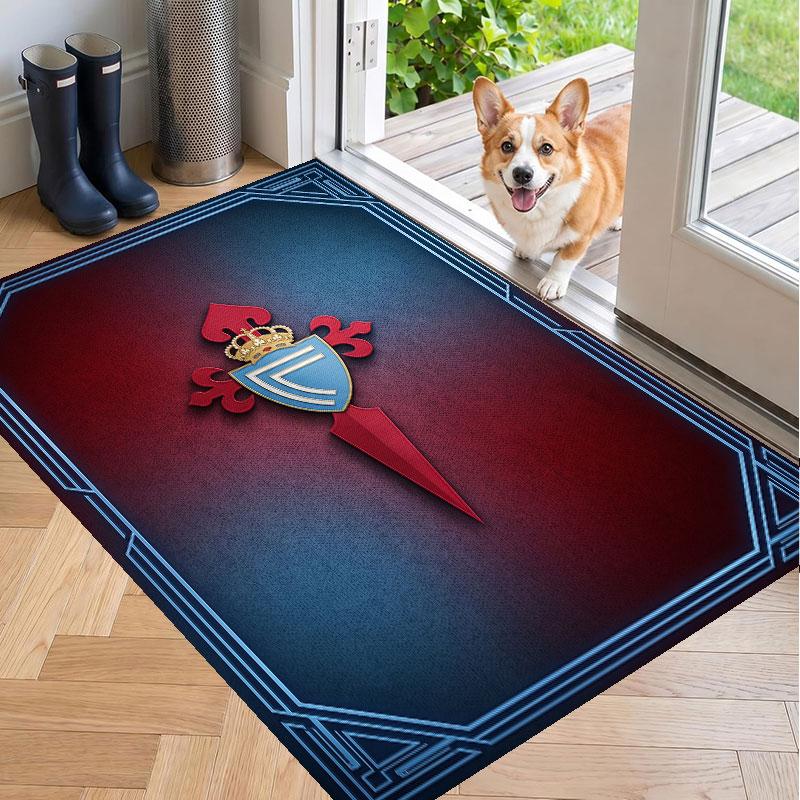 Soft Floor Carpet Celta Vigo FC Pattern Area Rug Decorative Mat For Home Room Decoration