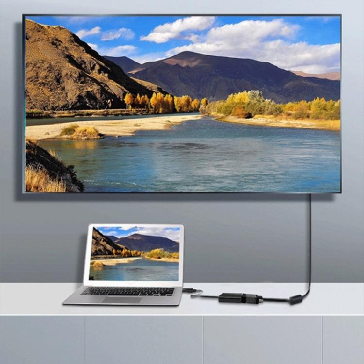 to VGA/HDMIs/DVI Adapter for Seamlessly Connection of PC to Monitors HDTVs AntiElectromagnetic Interferences