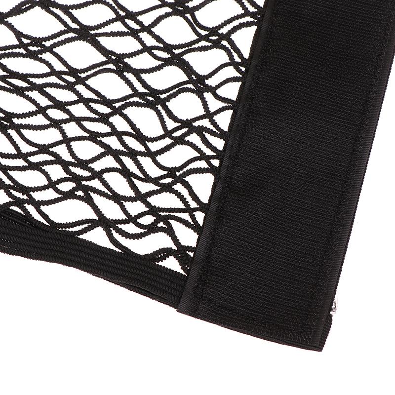 Универсальная автомобильная сетка для багажника, сиденья, эластичная веревка, сетка, наклейка, сумка для хранения, карманная клетка, автоорганайзер, сумка на спинку сиденья