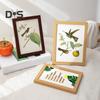 6/7/8/10-Inch/A4 Vintage Wooden Photo Frame Clear Glass Picture Display Frame Rustic Home Office Bedroom Desktop Photo Holder Decoration