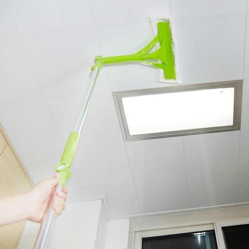 Window Cleaner Products Telescopic High-rise Cleaning Glass Sponge Mop Multi Brush Washing Windows Dust Steel Plastic