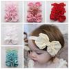 3Pcs Baby Headband Floral Elastic Baby Bows Hair Band Turban Bowknot Newborn Headbands Haarband