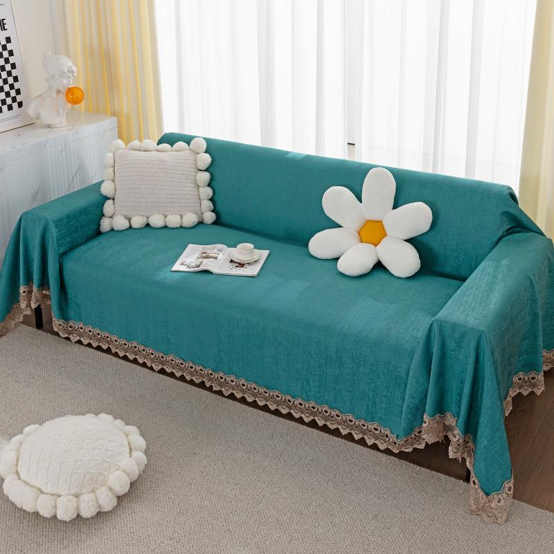 Простой современный универсальный чехол для дивана, тканевый чехол для дивана для гостиной, нескользящий универсальный чехол для дивана Four Seasons, полотенце