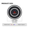 dnsh2 For Mitsubishi 2pcs Car Interior Coaster Non-Slip Water Cup Mat Waterproof Pad Lancer ASX Pajero Mirage Attrage Xpander