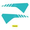 POSFIRA Motorcycle Front Fender Stickers Vinyl Decal for Honda NX500 NX 500 2024 2025 2026 Mudguard Decoration Accessories