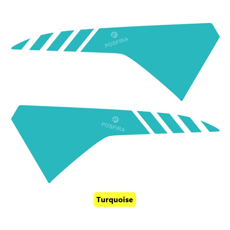 POSFIRA Motorcycle Front Fender Stickers Vinyl Decal for Honda NX500 NX 500 2024 2025 2026 Mudguard Decoration Accessories
