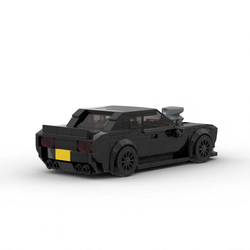 Набор Строительных Кубиков MOC 8 Секций Классический Мускул-кар Серия Скорости Модель Транспортного Средства