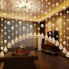Fashion 1 Meter Glass Beads Drapes Partition Wedding Backdrop Hanging Curtain