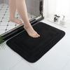 New Bathroom Anti Slip Floor Mat Soft Bathroom Mat Super Absorbent Quick Dry Bath Mat Thickened Flannel Fabric Non-Slip Door Mat