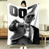 007 Print Flannel Blanket, High quality Comfortable for All Seasons, Home Decor, Warmth and Comfort, Perfect for Christmas Gifts