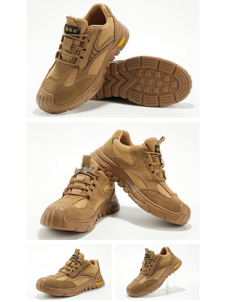 Men's Summer Breathable Safety Work Shoes - Anti-Smash, Anti-Puncture, Electric Welding Protection, Insulated, Lightweight, Solid Sole