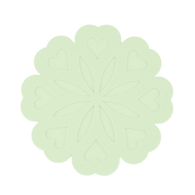 Flower silicone thermal insulation mat High temperature resistant silicone placemat Coaster pot mat Anti-scalding thermal insulation mat Silicone