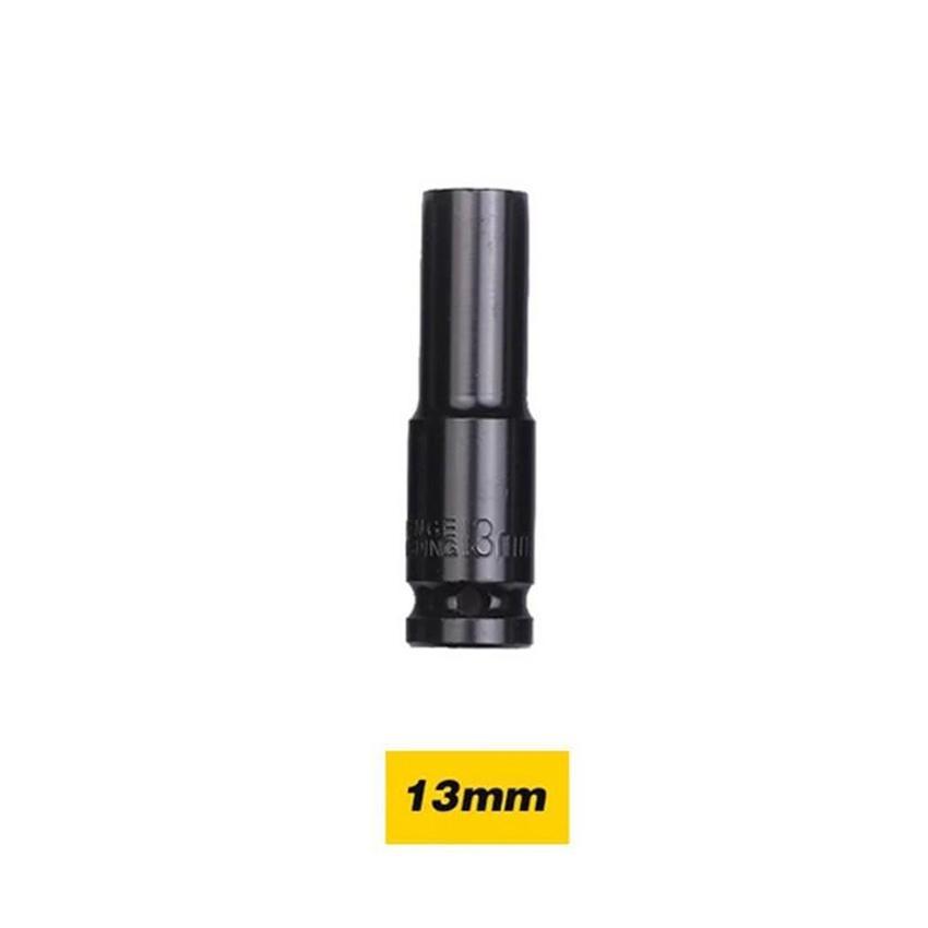 8mm-32mm 1/2" Drive Deep Impact Wrench Socket Head Adapter Hexagonal Hex Socket Head Sleeve for Pneumatic Electric Wrench Drill