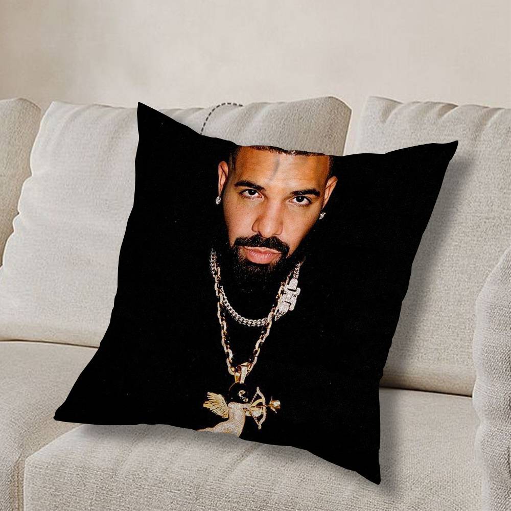 Крутая наволочка для подушки D-Drake OvO Rap, квадратная, двусторонняя печать, короткий плюш, чехол для диванной подушки, спальня, прикроватная подушка
