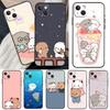 Peach And Goma Cats Case For iPhone 13 14 Pro Max 11 12 Mini 6S 7 8 Plus SE 2020 2022 X XR XS MAX Cover Coque