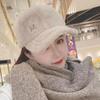 Plush Hat Autumn and Winter Thickened Warm Cap Korean Version Cold-proof Women's Versatile Winter Baseball Cap