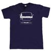 Футболка унисекс T25 Campervan Him Dad T3 Doka Bus Caravelle Vanagon Wedge