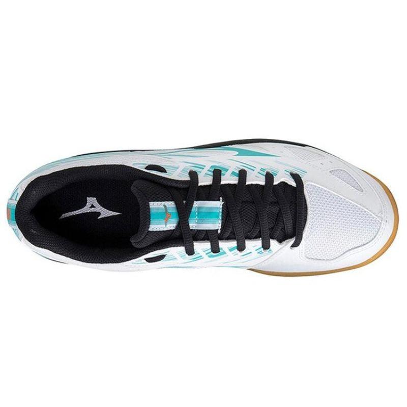 Mizuno Sky Blaster 2 Unisex Low Top Badminton Shoes White Blue 71GA204534