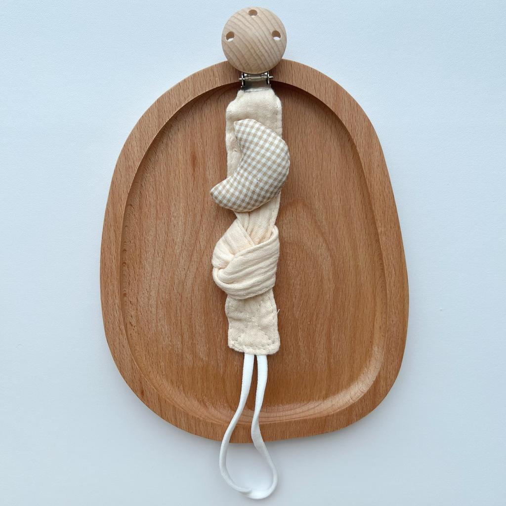 Милая мультяшная цепочка для пустышки для малыша, новорожденная хлопковая ткань, цепочка для пустышки с животным, держатель для соски-пустышки, экологически чистый материал