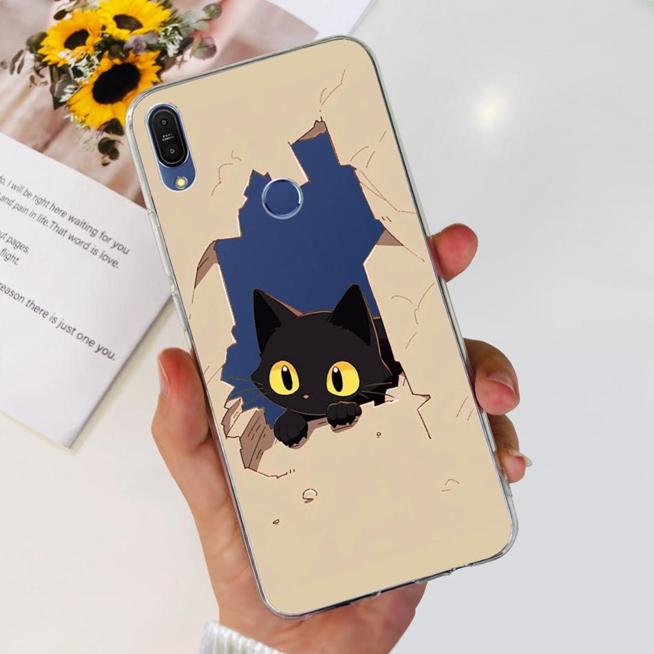 Для Asus Zenfone Max Pro (М1) ZB602KL ZB601KL Милый Чехол с Рисунком Панды и Цветов Для Asus X00TD X00TDB X00TDA Мягкий Силиконовый TPU Чехол