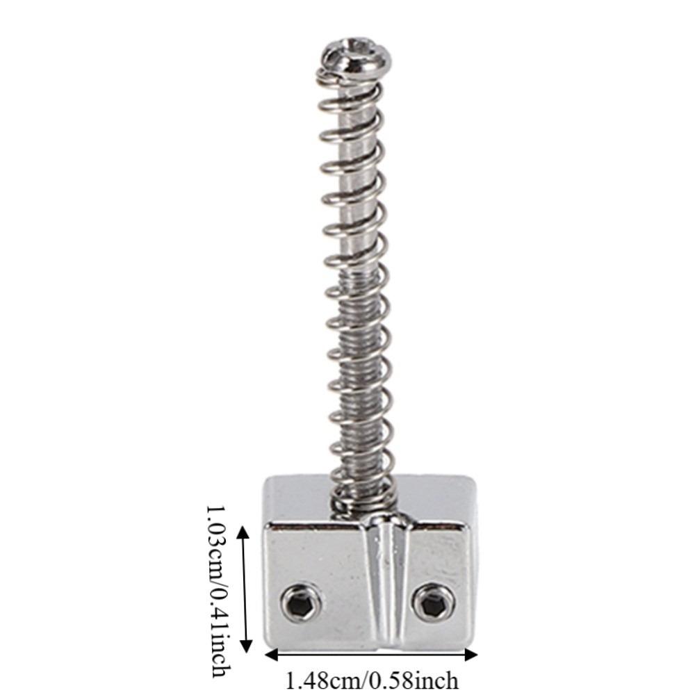5PCS Metal Bass Bridge Saddles Silver/Golden Electric Bass Bridge Saddles Bass Electric Guitar Kits