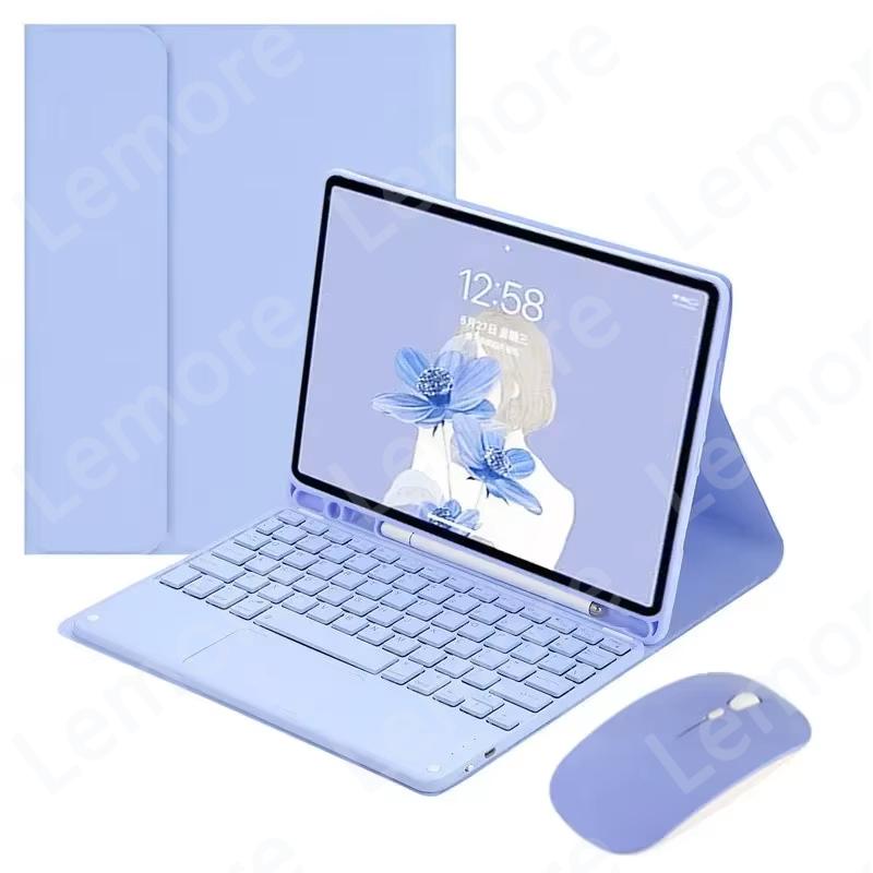 Чехол с клавиатурой для iPad Air 11 дюймов (М4) 2026 Планшеты с клавиатурой и тачпадом для Ipad Air 11 дюймов (М4) 2026 Чехол-подставка Funda