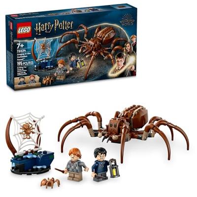 Конструктор LEGO Harry Potter Арагог из Запретного Леса, Игрушечный Набор с Пауком для Детей, Включает Волшебных Существ и 2 Минифигурки, Игрушки Гарри Поттер для Мальчиков