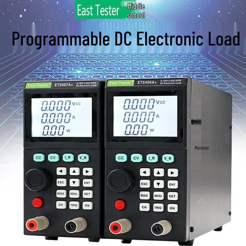 ET54 DC Electronic Load 400W, 120-500V Battery Discharge Capacity Tester