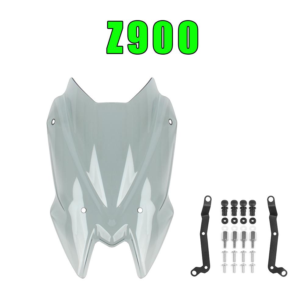 Для Kawasaki Z900 Z650 Z 650 900 2020-2024 Детали крепления ветрового дефлектора Ветровое стекло Ветрозащитный экран для мотоцикла Козырек
