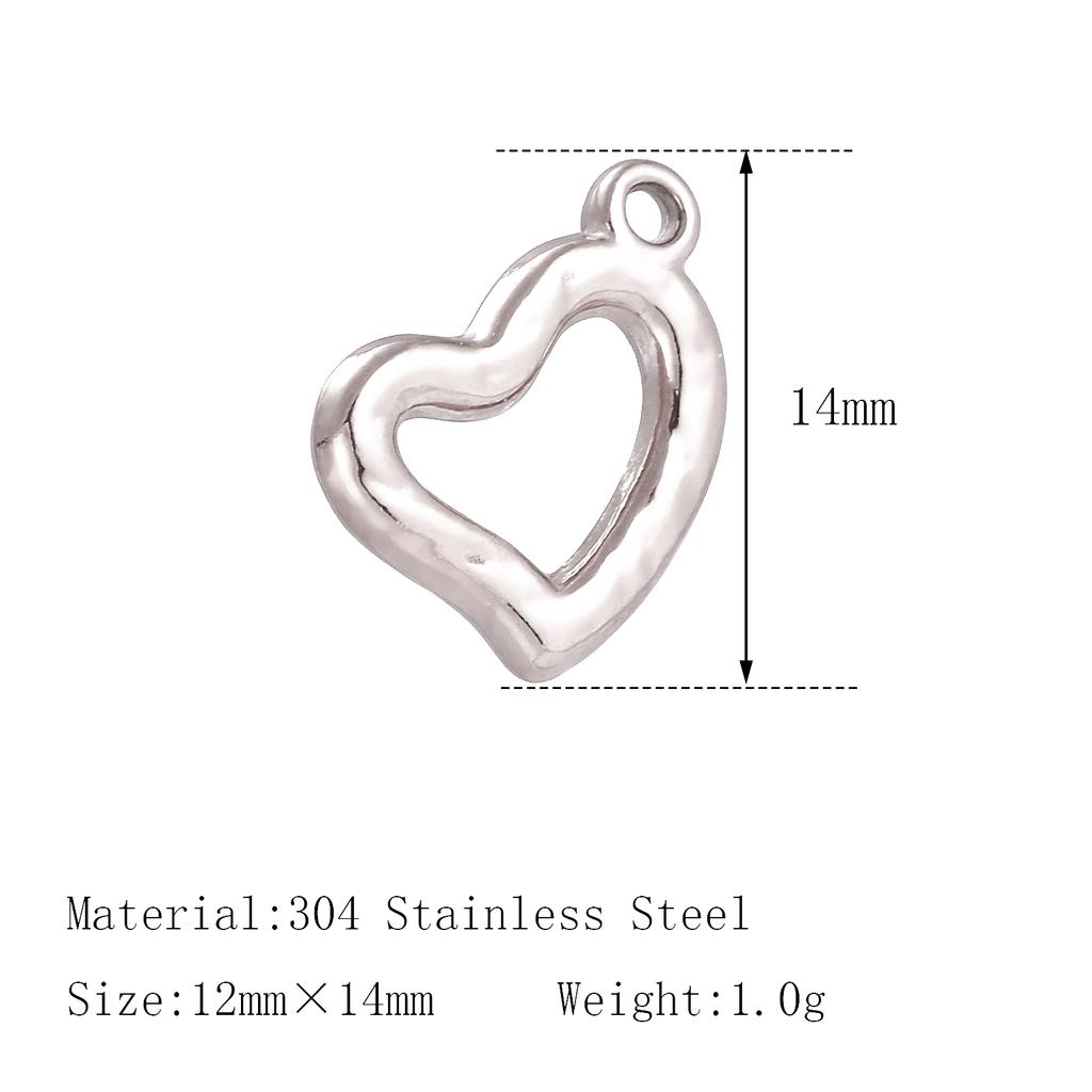 3Pcs Pet Dog Claw/Compass North Star/Sea Wave/Cat's Paw Charms Stainless Small Pendants for Necklace Bracelet DIY Jewelry Making