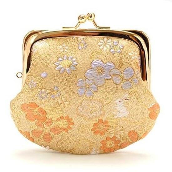 Kyoto Geibido Nishijin-ori 3.3-inch clasp wallet handmade artisans Japanese pattern made Japan