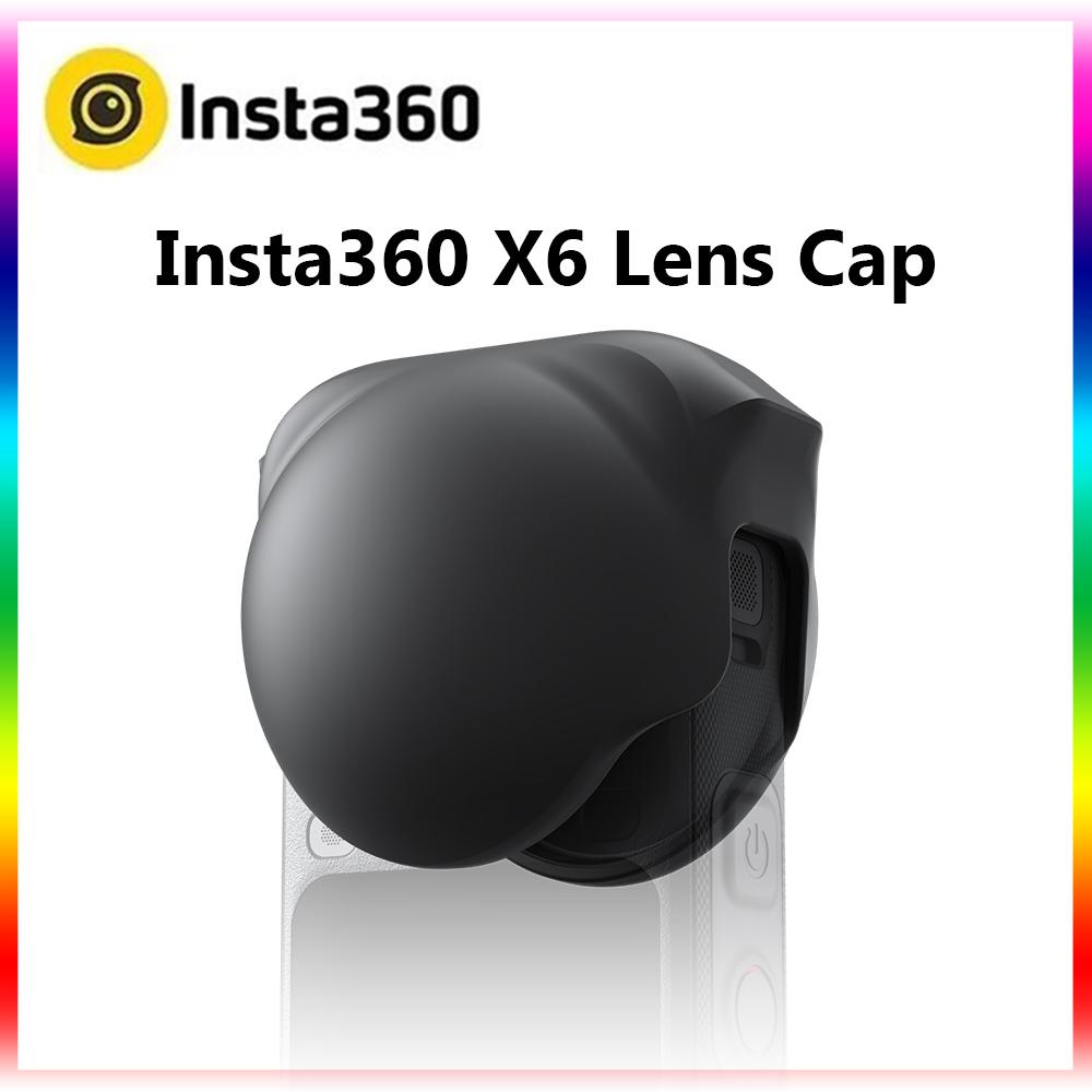 Insta360 X6 Lens Cap Original Silicone Lens Protective Cover Dustproof Anti-Scratch Storage Protection Insta 360 X6 Accessories