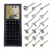 40Pcs Nose Rings Bone Stud Pin  20G Stainless Steel Body Piercing Jewelry